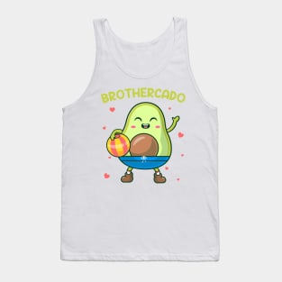 Brothercado Pregnancy Announcement Girl Gift For Men Father day Tank Top